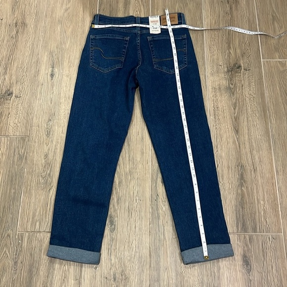 Levi’s Jean Boyfriend Cuffed Ankle Mid-rise Stretchy Signature Roll Slim Vintage - Picture 7 of 14